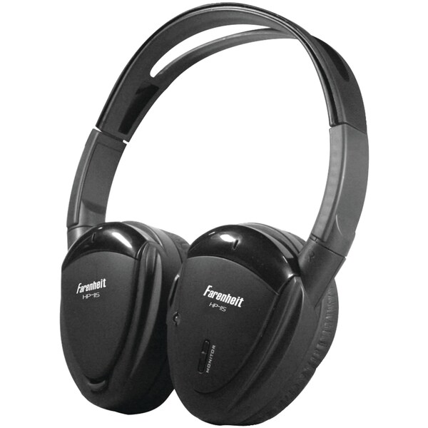 Power Acoustik Wireless 2-Channel On-Ear IR Headphones HP-12S
